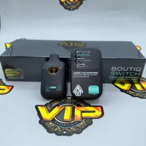 Boutiq Live Resin 2g Disposable Switch Dual Tank