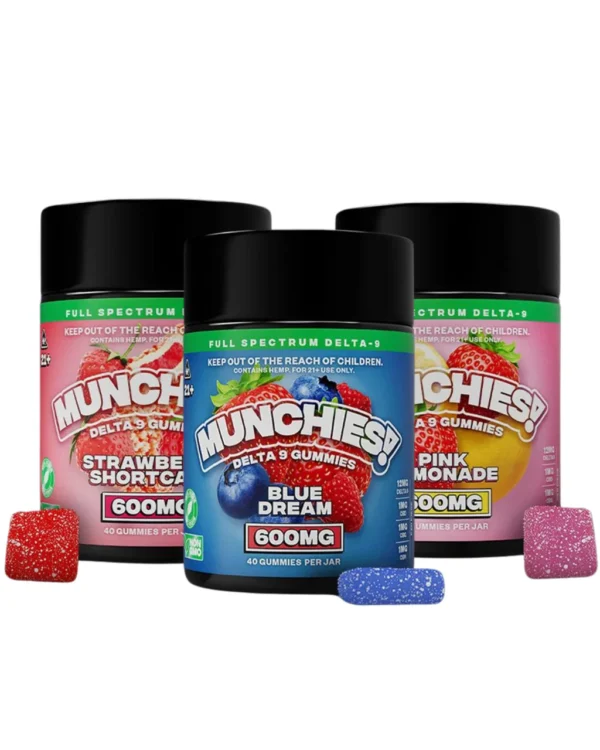 Delta Munchies D9 Gummies 600mg
