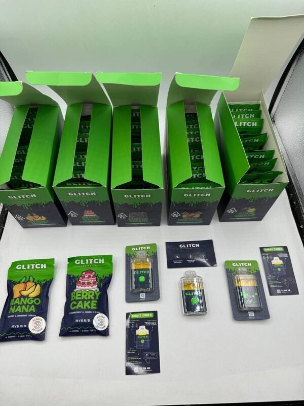 Glitch 4G Disposable Vape Liquid Diamond( Dual Tank 94% THC)