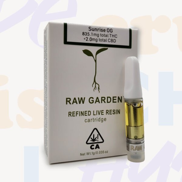 Buy Raw Garden's Refined Live Resin vape cartridges Online