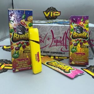 Authentic Tropical Burst Live Resin 2g Disposable